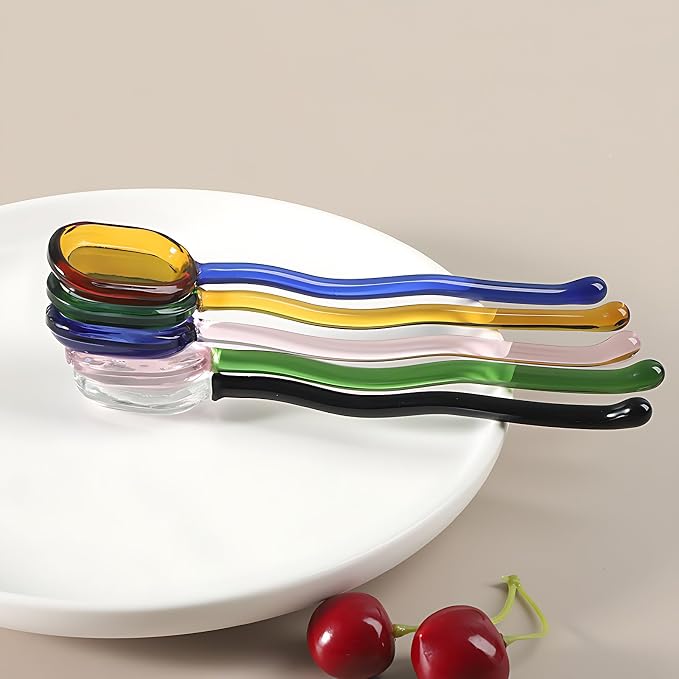 5 Pieces Glass Spoons - Image 9