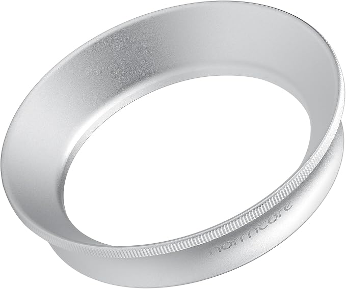 Normcore 51mm Espresso Dosing Funnel V2, Magnetic Dosing Ring, 18mm Anodized by NORMCORECOFFEETOOLS