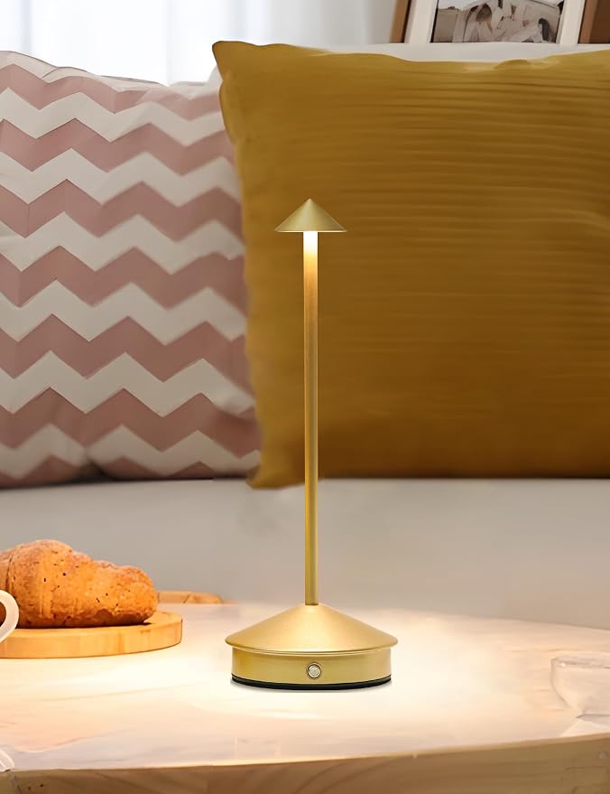 Cordless Table Lamps, LED Rechargeable Desk Lamp, Portable Modern USB Battery - Image 6