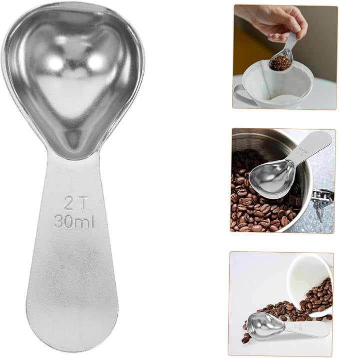 ABOOFAN 2Pcs Stainless Scoop Measuring Spoons Tasting Spoons - Image 9