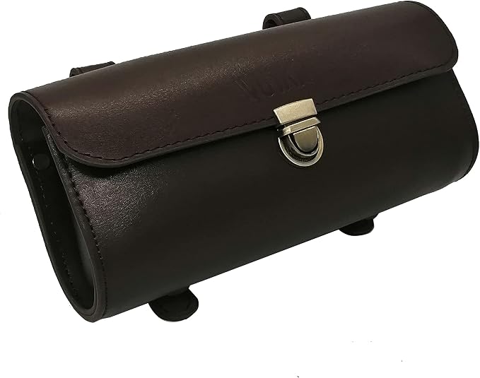 WUYAN Bike Handlebar Leather Bags Under Seat Retro Classical Mountain MTB Road - Image 6