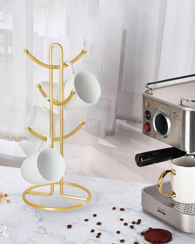 FitWell Mugs Holder, Mug Tree, Coffee Mug Holder, Coffee Mug Tree, Mug Organizer - Image 7