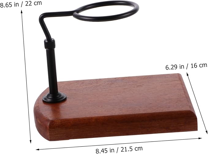1pc Wood Coffee Dripper Stand Height Base Coffee Filter Holder - Image 9