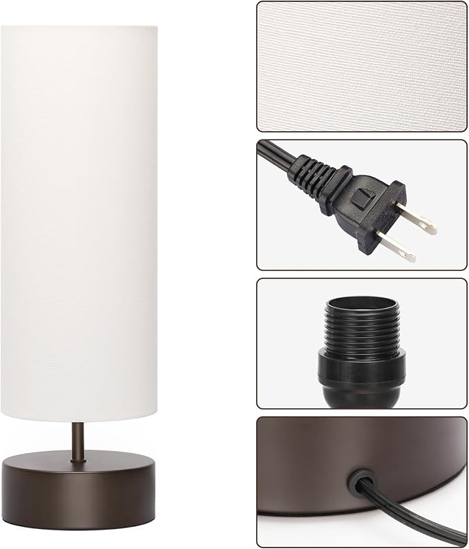 3 Way Dimmable Touch Control Table Lamp, Bedside Table Lamp - Image 7
