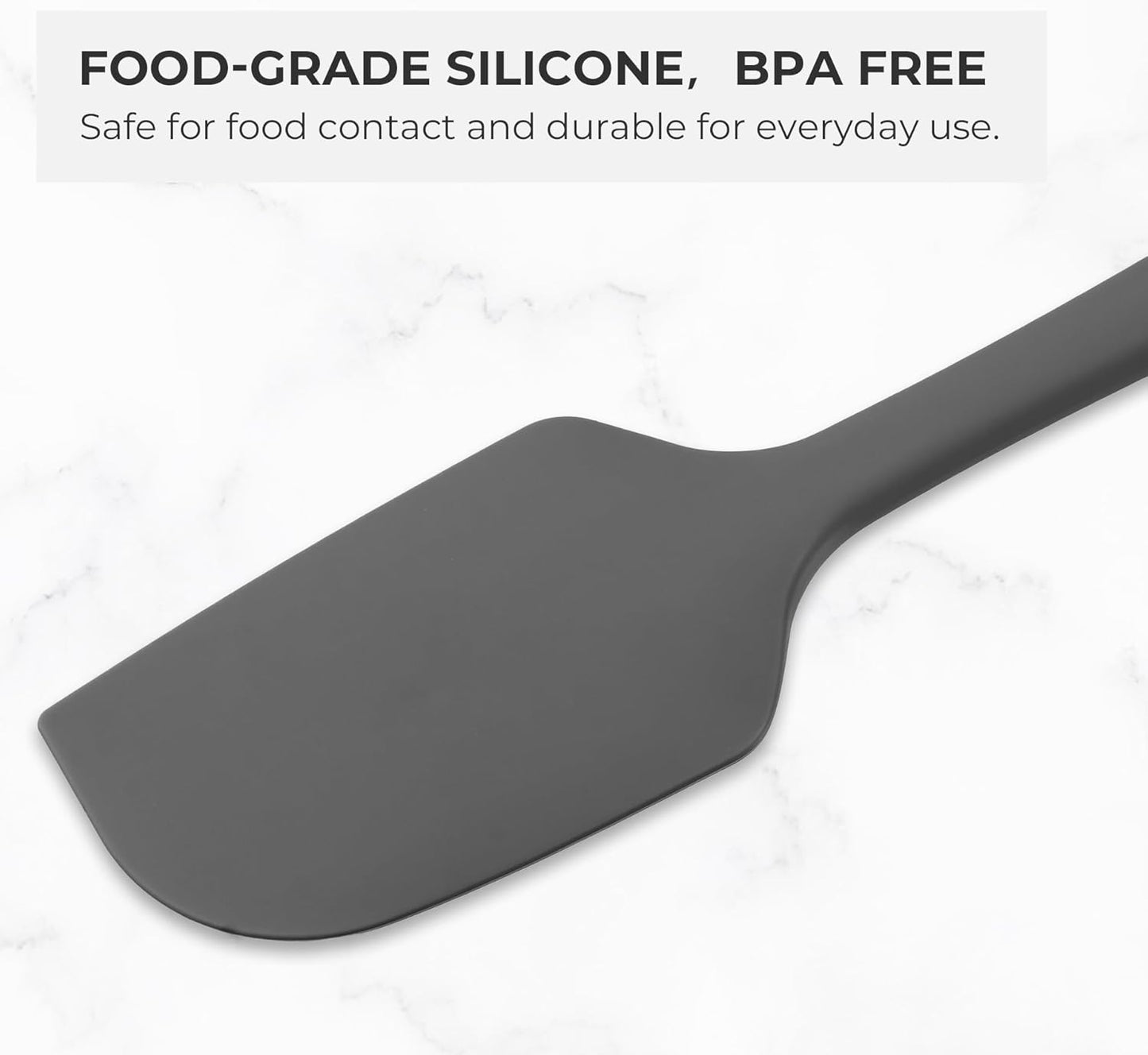 Elihome Mini Silicone Basting Pastry Brush, Cooking Brush for Oil Sauce Butter Marinades, Food Brushes for BBQ Grill Kitchen Baking, Baster Brushes Pastries Cakes Meat Desserts, Food Grade, Dark Grey