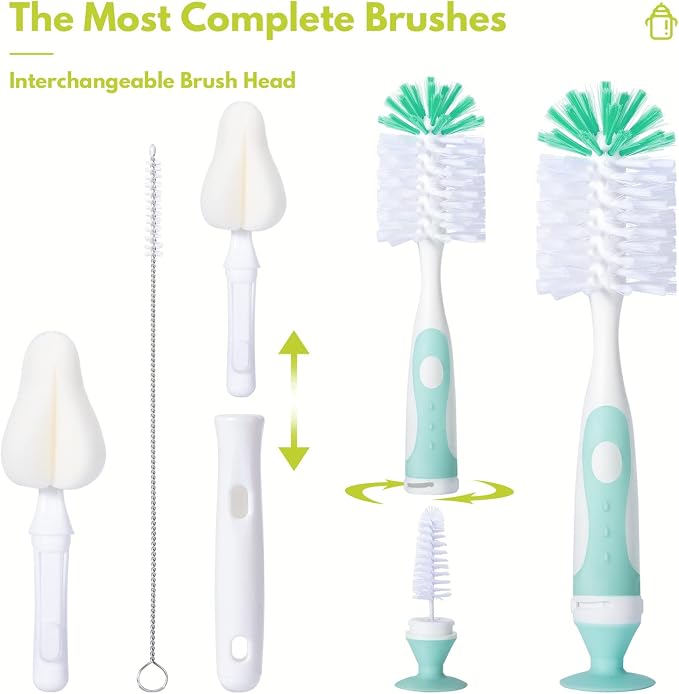 CAREBABYMORE Baby Bottle Brush Set - Image 7