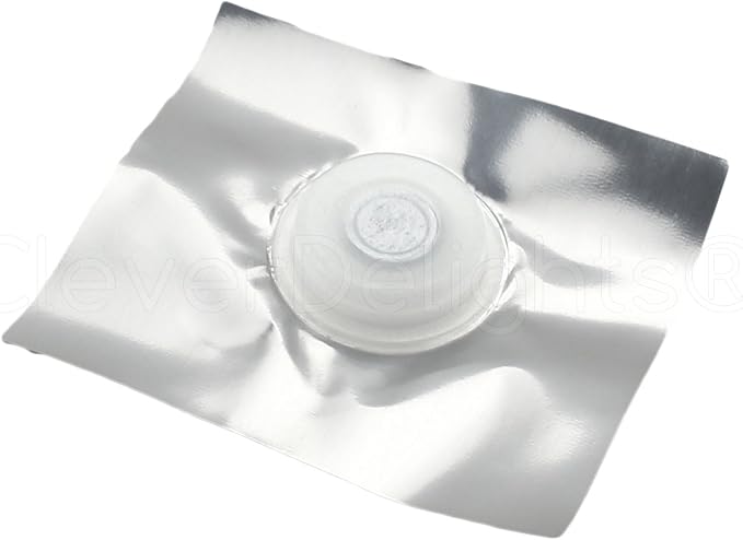 50 Pack - CleverDelights Silver Coffee Bags - 5 Pound Bags - Retail Packaging - Image 2