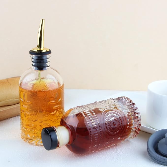 Shining Craft Coffee Syrup Dispenser Bottles Set 2 Pack 7 OZ Simple Small Syrup - Image 8