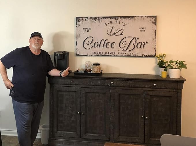 TAILORED CANVASES Custom Coffee Bar Sign - Image 6