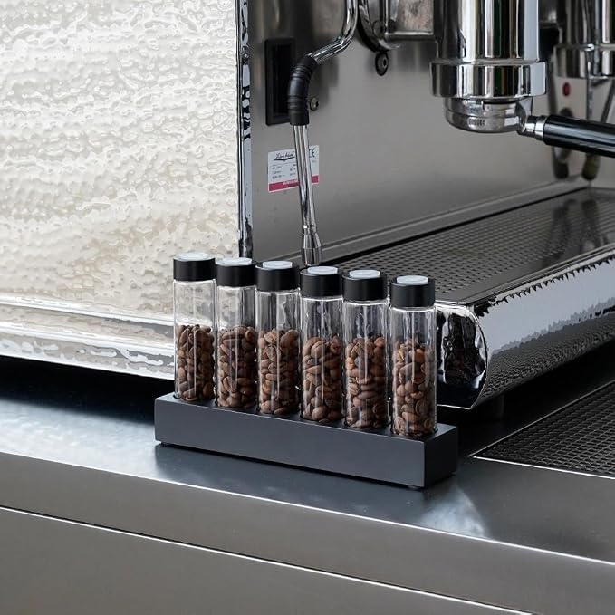 watchget Coffee Bean Container 6PCS Coffee Bean Cellars Tubes Single Dose - Image 9