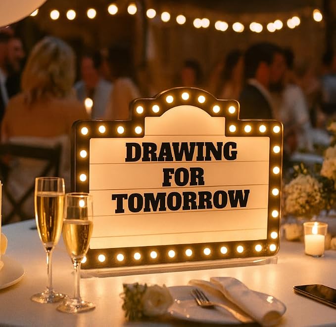 Large Custom Wedding Bottle Service Sign, Personalized Wedding Entrance Sign - Image 6