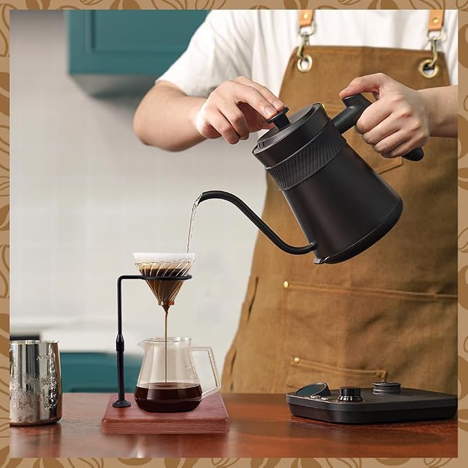 FINGERINSPIRE Adjustable Coffee Stand 8.66x6.3x9inch Black Alloy Pour Over - Image 5
