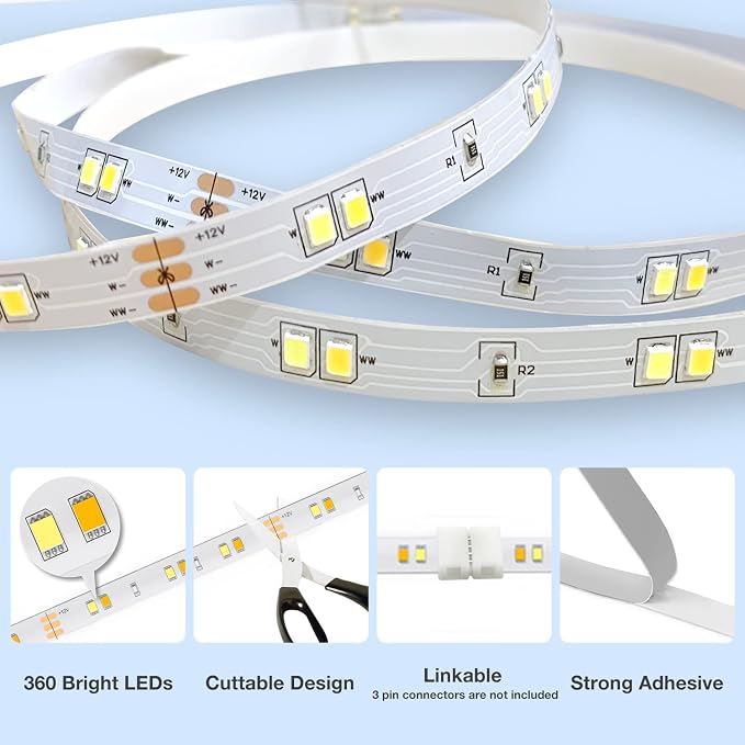 DAYBETTER Under Cabinet Lighting kit, Dimmer and Adapter, Dimmable - Image 8