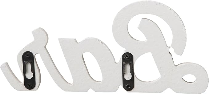 Rustic Coffee Bar Signs for Home Bar Wall 9 Inch, Distressed White Bar - Image 7