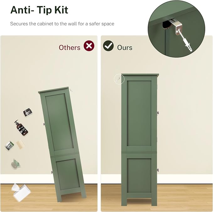 TEENFON 43" H Storage Cabinet - Image 9