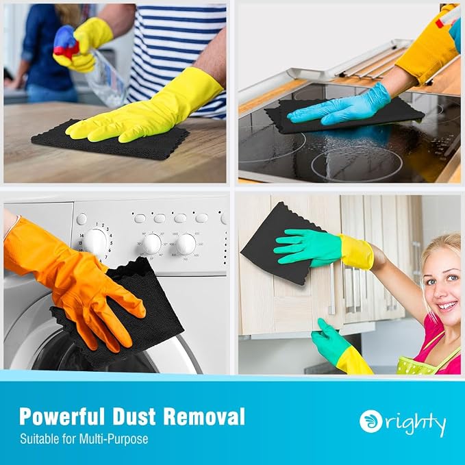 Orighty Microfiber Cleaning Cloth, 5 Pack Highly Absorbent Cleaning Rags - Image 6