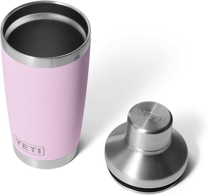 YETI Rambler 20 oz Cocktail Shaker, Stainless Steel, Vacuum Insulated, Cherry - Image 8