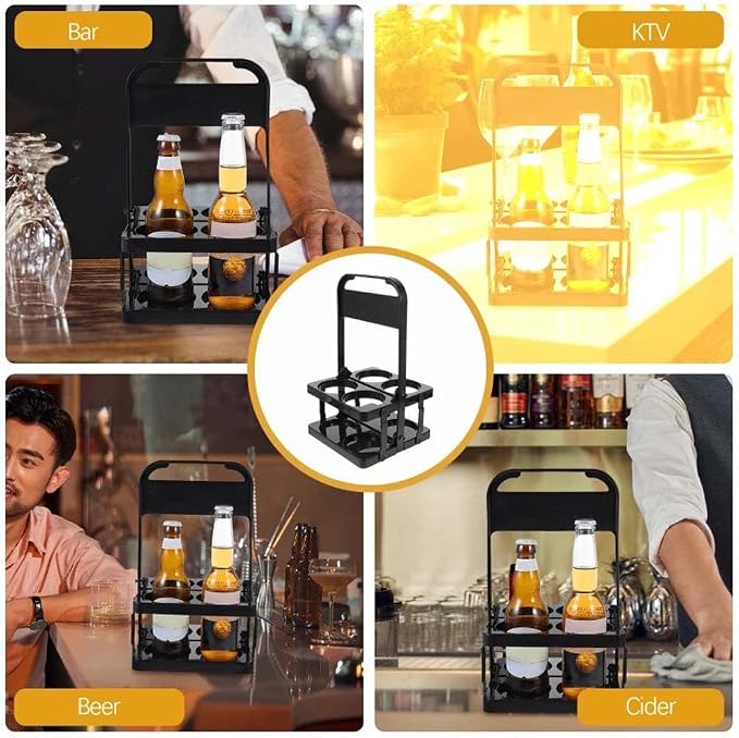 Portable Drink Carrier, Reusable Beer Bottle Coffee Cup Holder, Beer Bottle - Image 7