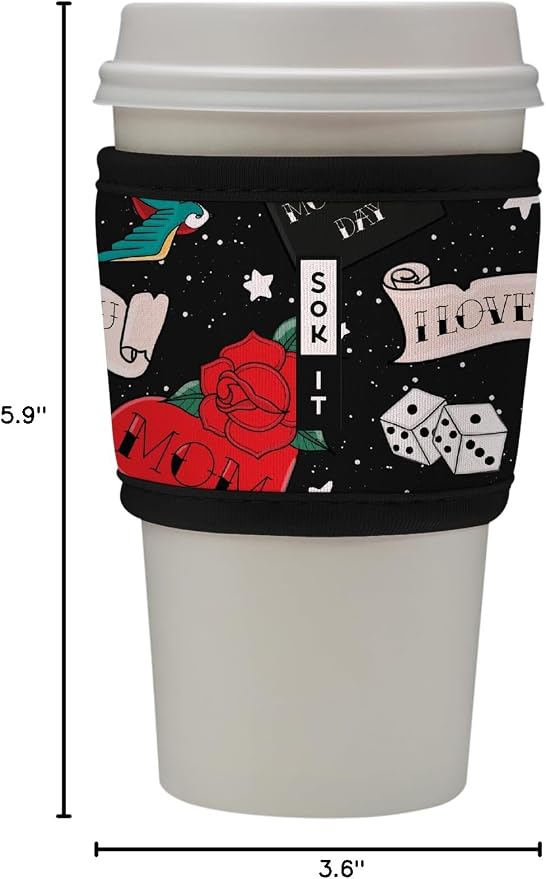 Sok It HotSok Coffee & Tea Reusable Insulated Neoprene Cup Sleeve - Image 7