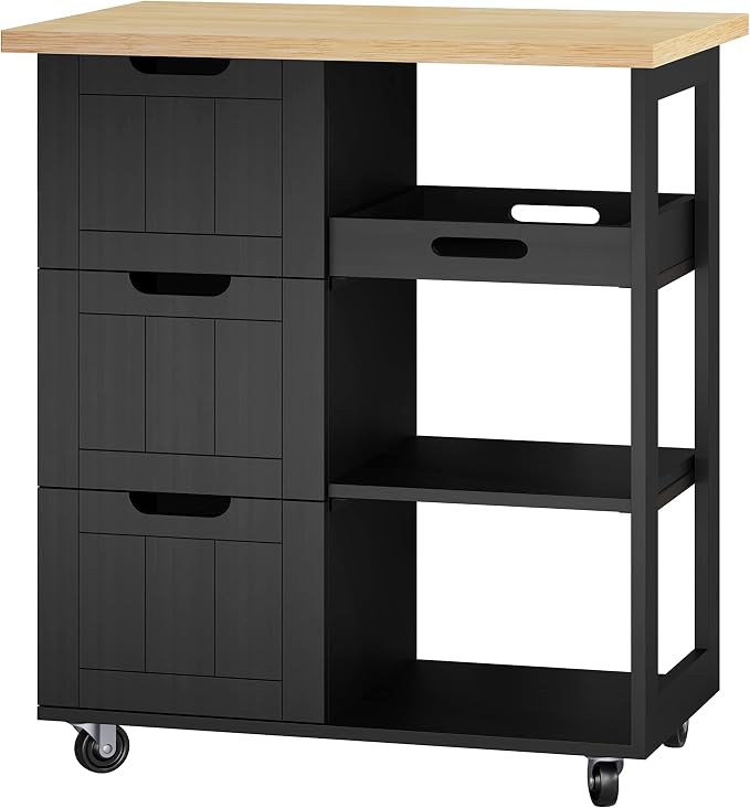 Shintenchi Kitchen Island Cart - Image 7