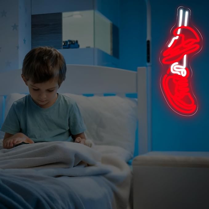 Sneakers Neon Sign For The Ultimate, Shoe Neon Sign, Sneaker Night Light Modern - Image 8