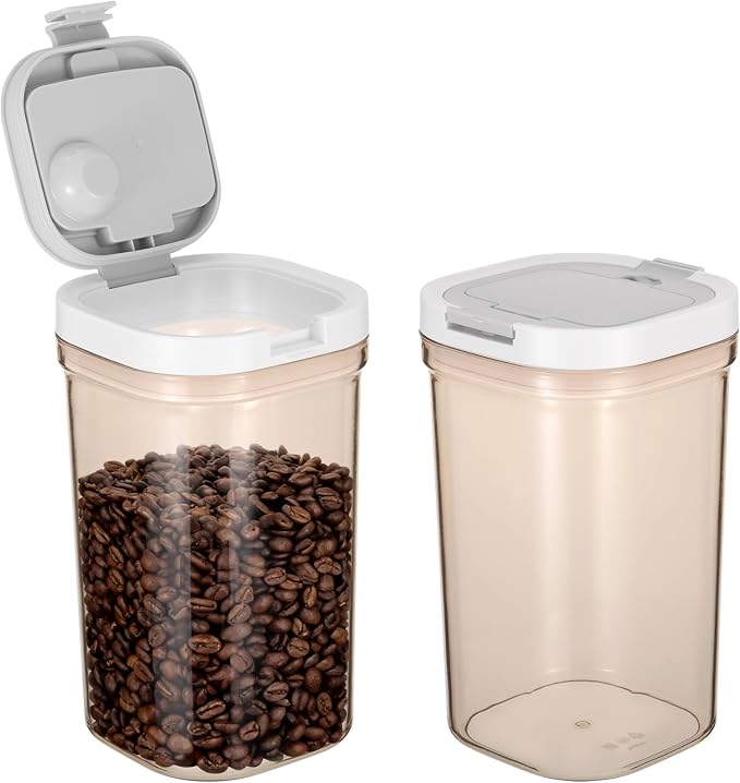 2 Pcs Airtight Coffee Canister, 60oz Large Coffee Storage Container - Image 8