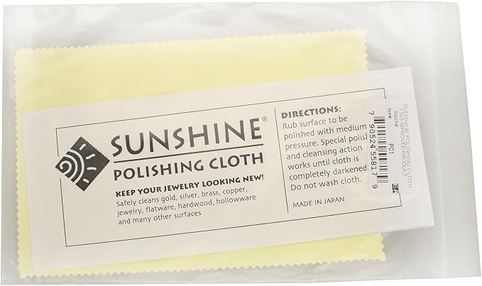 Sunshine Polishing Cloth 25 Pack – Soft Yellow Cloth Cleans Jewelry, Copper and - Image 5