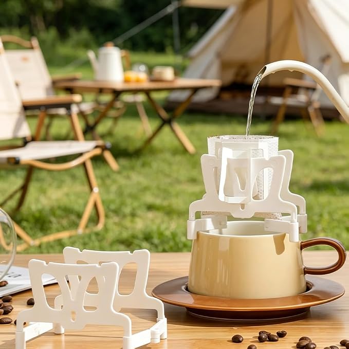 Collapsible Coffee Dripper Holder, Adjustable Coffee Maker Filter, Reusable - Image 7
