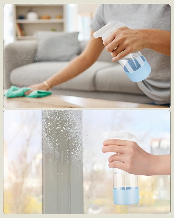 4 Pack Glass Spray Bottles 8 oz, Empty Refillable Containers - Image 8