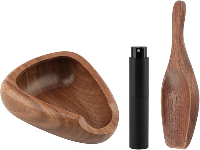Coffee Bean Dosing Cup Set, Walnut Wood Espresso Dosing Cups - Image 8