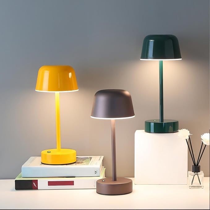 Rechargeable Cordless Mushroom Small Table Lamp - Image 7