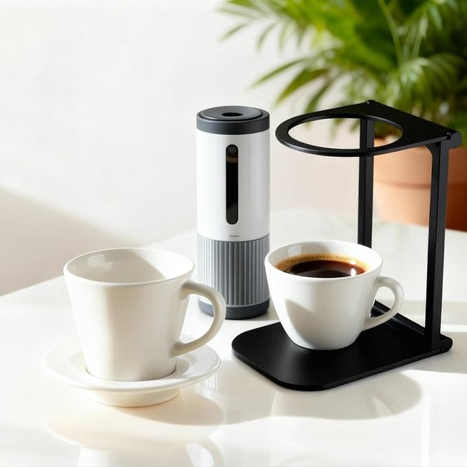 Portable Coffee Maker Stand, Foldable Aluminum Pour Over Coffee Dripper Holder - Image 7