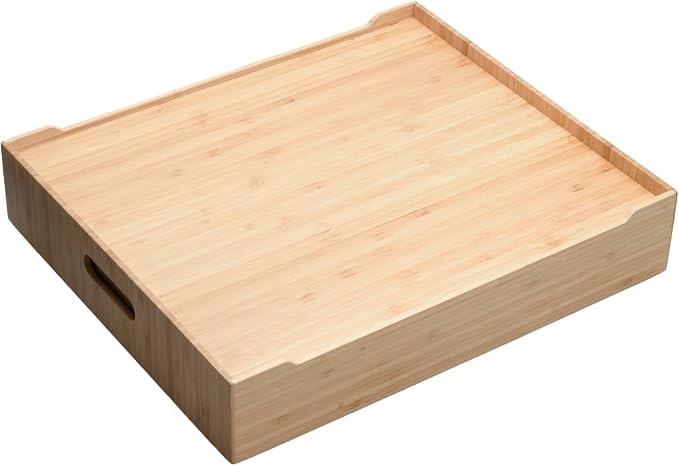 Mobilevision Bamboo Drawer & Large Sliding Tray - Image 8