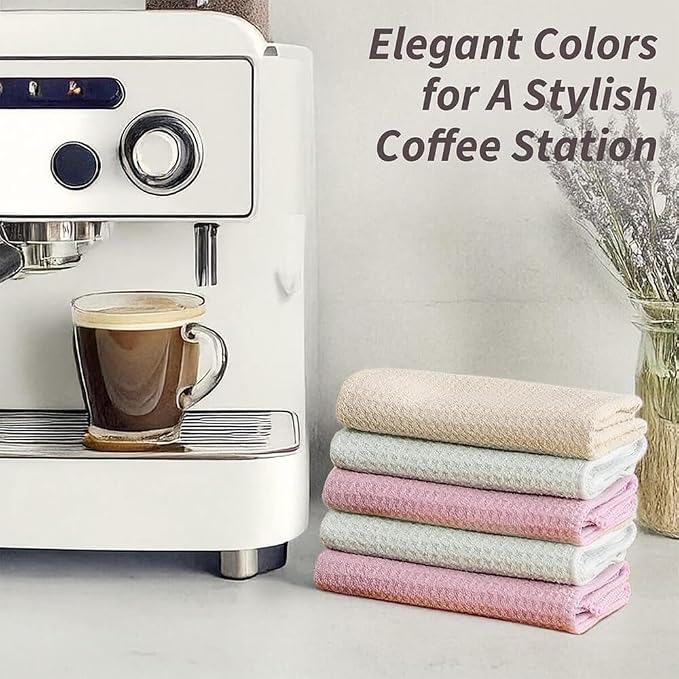 Barista Towels 6 Pack, Microfiber Professtional Coffee Cleaning Cloths - Image 7