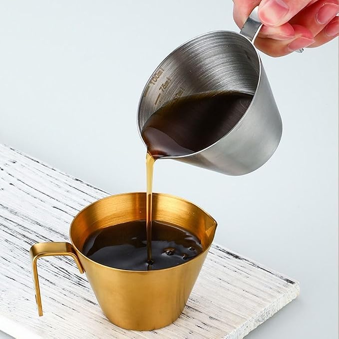 1pcs Stainless Steel Espresso Shot Measuring Cup, Espresso Pouring Cups - Image 5