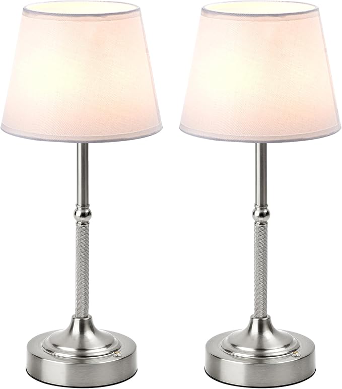 LUTEC 2 Pack Cordless Table Lamp, Battery Operated Lamp - Image 9