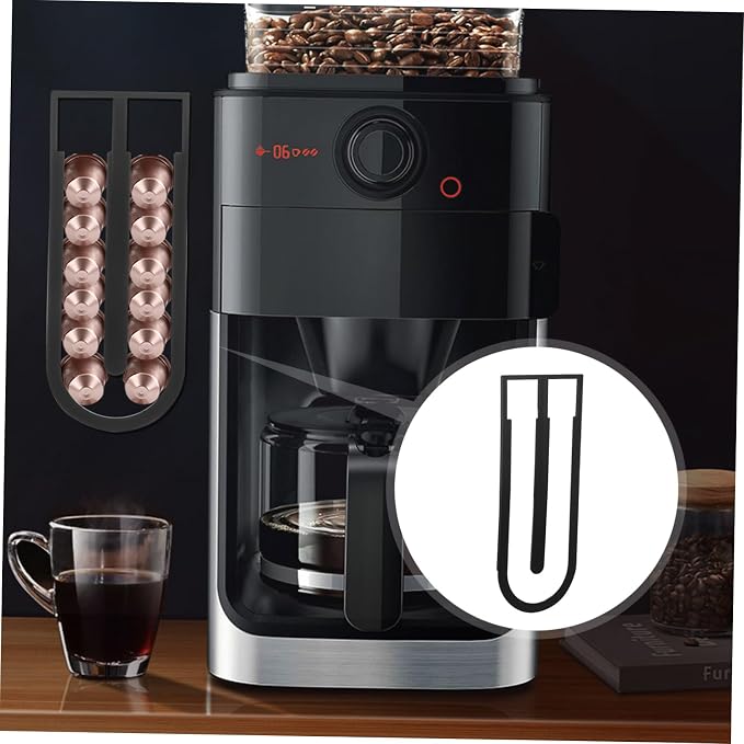 Coffee Capsule Holder Rack 12-Piece Coffee Storage Organizer Kitchen Display - Image 9