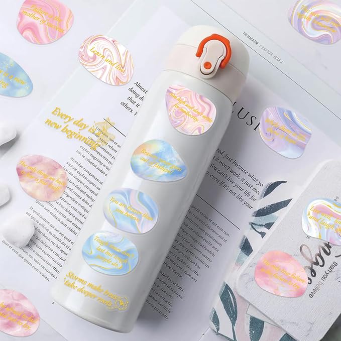 50 PCS Aesthetic Affirmation Stickers, Emotional Support Decals - Image 8