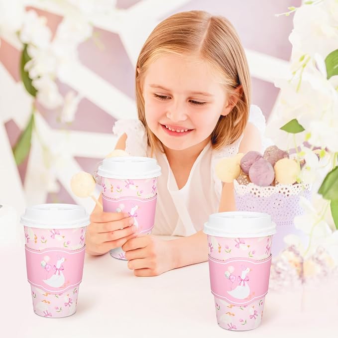 Whaline 50 Pcs Silly Goose Disposable Coffee Cups - Image 7