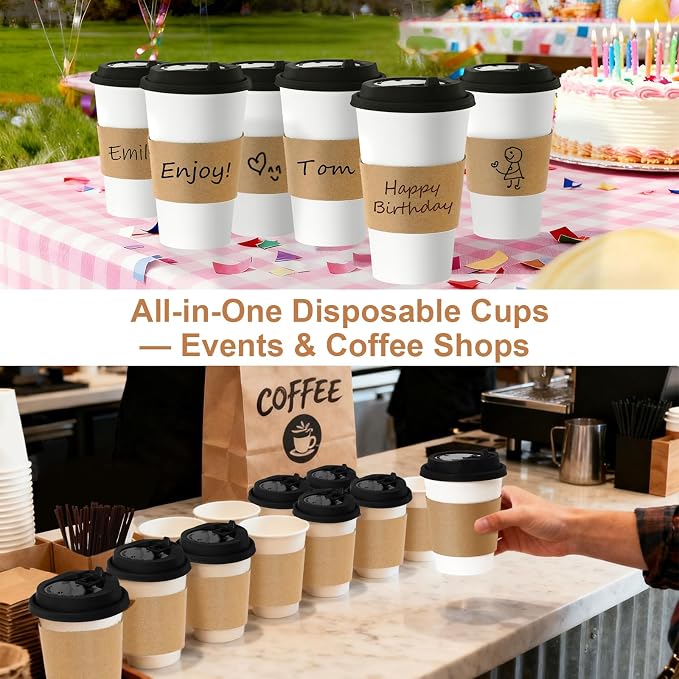 20 oz 500 Pack Coffee Cups - Image 9