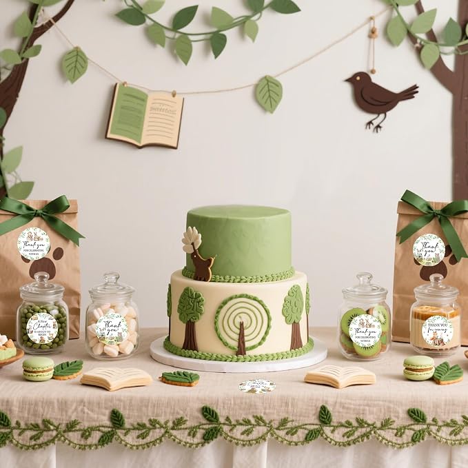 Serencatcher Storybook Baby Shower Thank You Stickers - Image 5