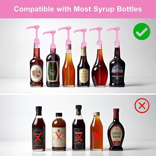 16 Pcs Coffee Syrup Pump with 16 Pcs Tubes, Flavorings, Reusable Syrup Pump - Image 7