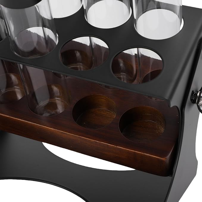 Coffee Bean Storage Tubes and Stand, Large Capacity Tempered Glass Sealing - Image 9