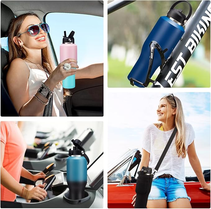 40oz Insulated Water Bottle that fits in Cup Holder - Image 7