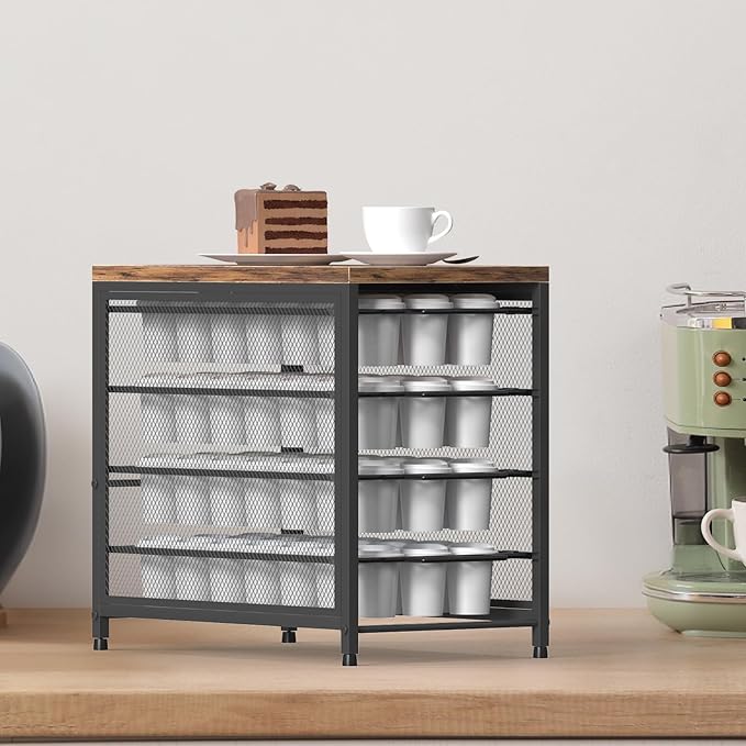 Coffee Pod Drawer for K Cups, 72 K-Cup Capacity Storage Organizer, 4-Tier - Image 7