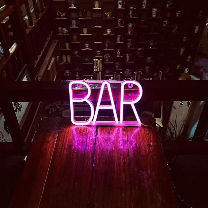Neon Bar Signs For Home Bar, Led Party Wall Decor Usb Powered Man Cave Neon - Image 7