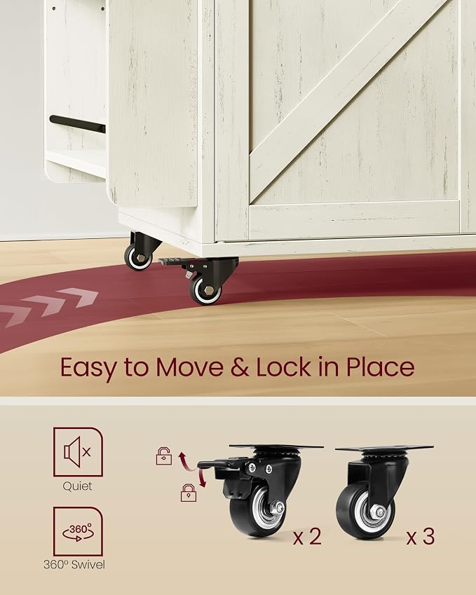 VASAGLE Mobile Kitchen Island - Image 7