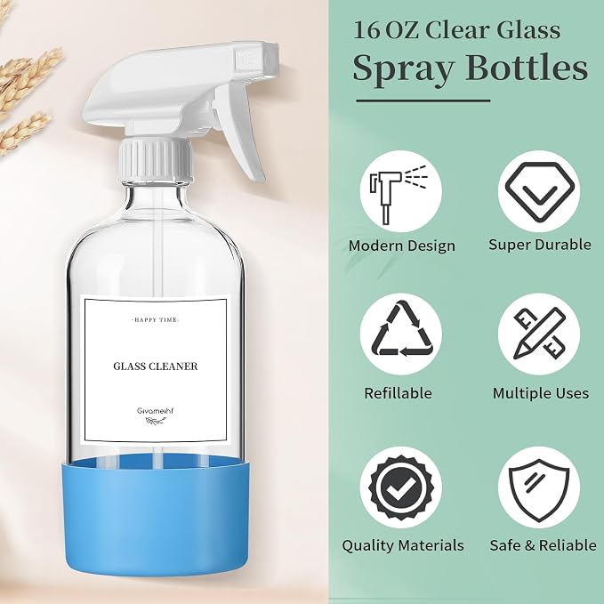 GIVAMEIHF 2 Pack Glass Spray Bottles - Image 7