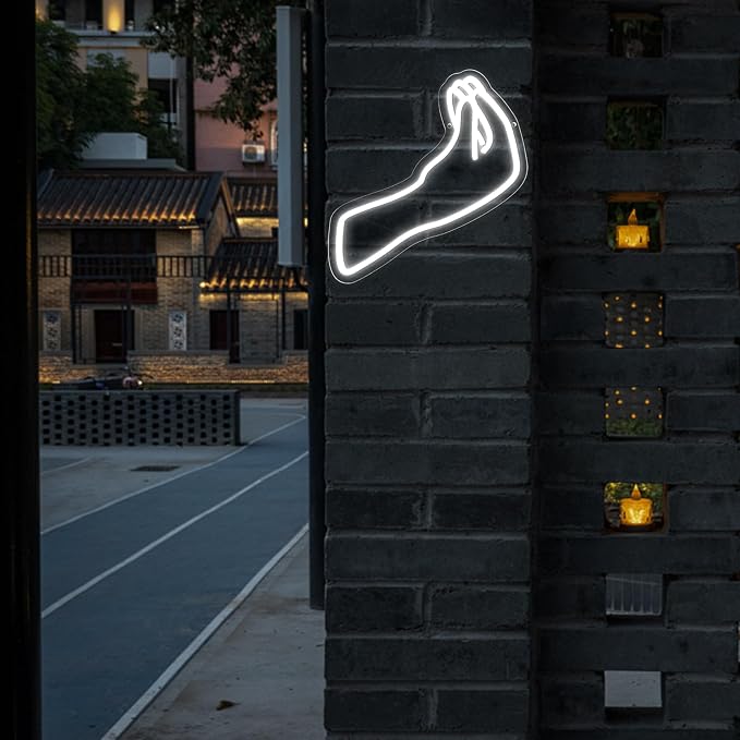 Allball Italian Gesture Neon Sign, USB Powered Dimmable LED Neon Light - Image 7