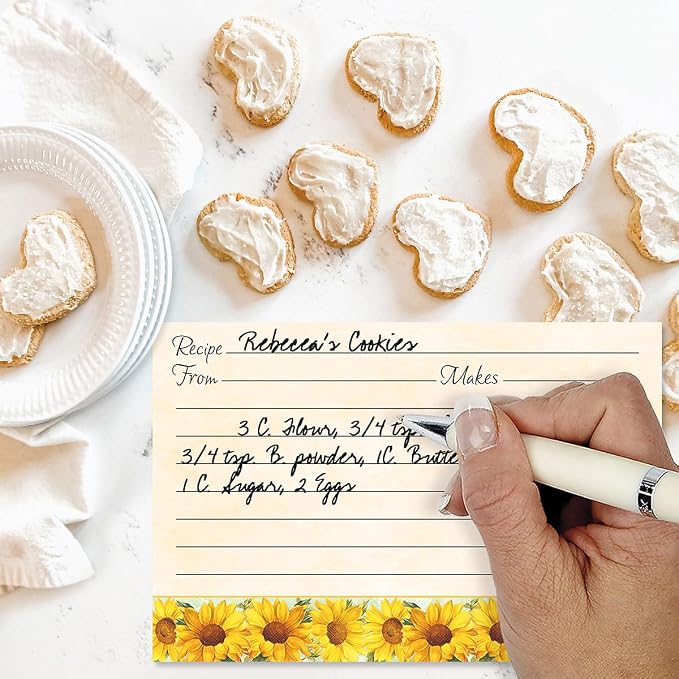 Current Sunflowers Recipe Cards - Image 5